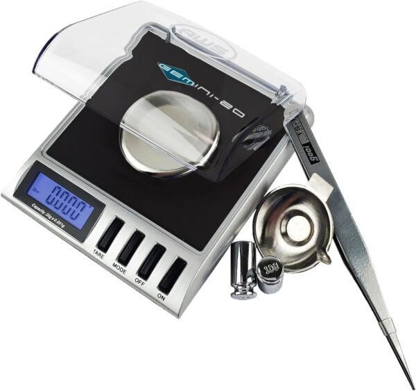 AMERICAN WEIGH SCALES Gemini 20 - Portable Precision Digital Milligram Scale