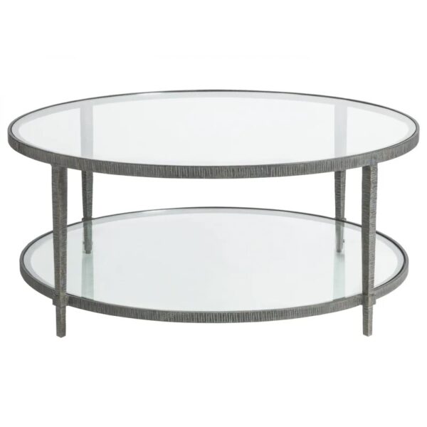 Claret Round Cocktail Table 18'' H X 42'' L X 42'' W